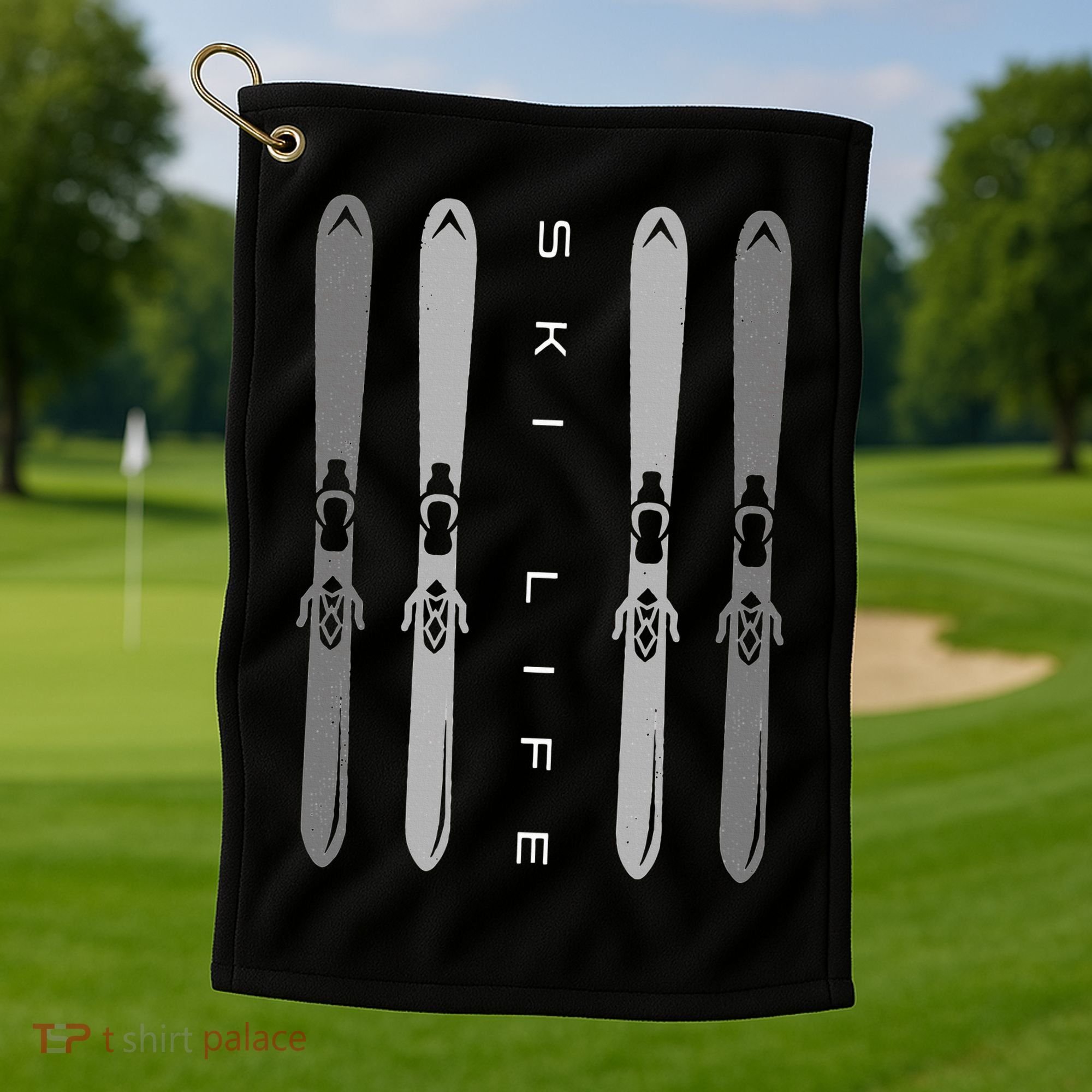 Ski Apparel Skiing Skier Ski Golf Towel