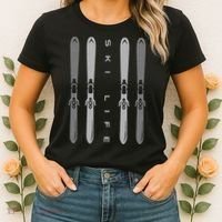 Ski Apparel Skiing Skier Ski Women's T-Shirt thumb 2