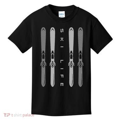 Ski Apparel Skiing Skier Ski Kids T-Shirt