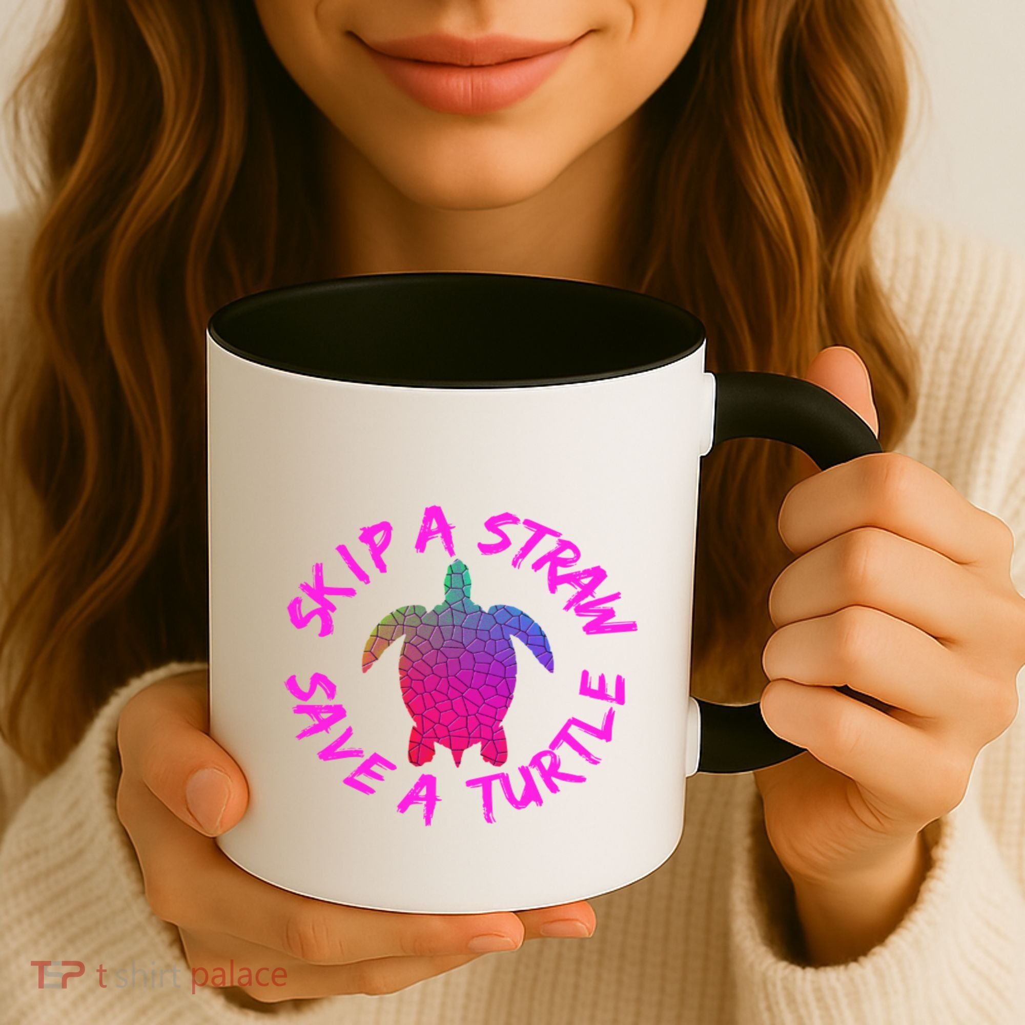 Skip A Straw Save A Turtle Funny Meme Sksksk Gift Cool Gift Coffee Mug
