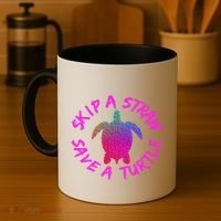 Skip A Straw Save A Turtle Funny Meme Sksksk Gift Cool Gift Coffee Mug thumb 4