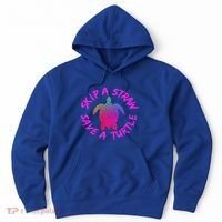 Skip A Straw Save A Turtle Funny Meme Sksksk Gift Cool Gift Hoodie thumb 0