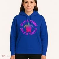 Skip A Straw Save A Turtle Funny Meme Sksksk Gift Cool Gift Hoodie thumb 5
