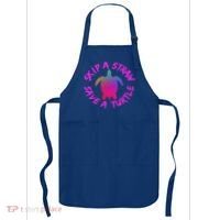 Skip A Straw Save A Turtle Funny Meme Sksksk Gift Cool Gift Apron thumb 0