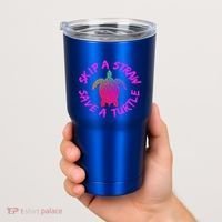 Skip A Straw Save A Turtle Funny Meme Sksksk Gift Cool Gift Tumbler thumb 2