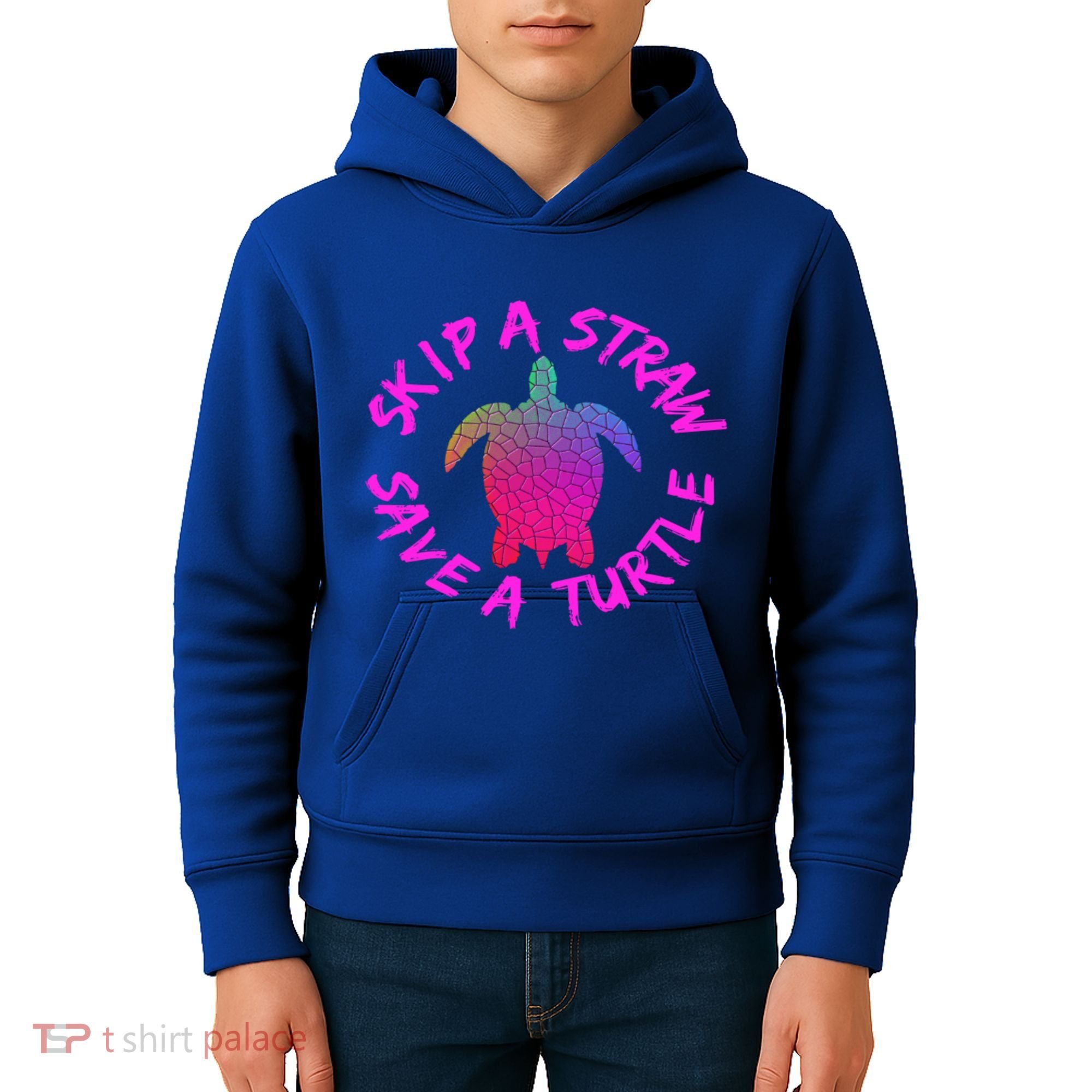 Skip A Straw Save A Turtle Funny Meme Sksksk Gift Cool Gift Kids Hoodie
