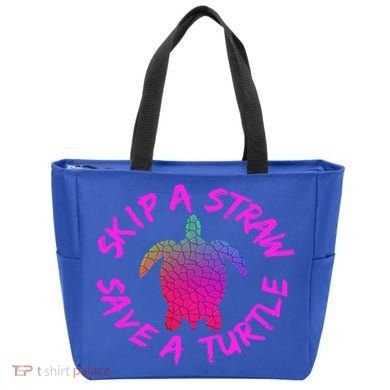 Skip A Straw Save A Turtle Funny Meme Sksksk Gift Cool Gift Tote Bag