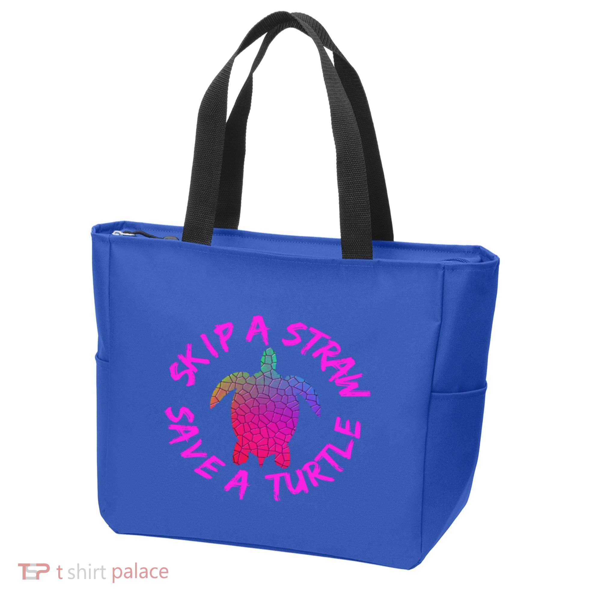 Skip A Straw Save A Turtle Funny Meme Sksksk Gift Cool Gift Tote Bag