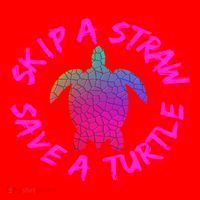 Skip A Straw Save A Turtle Funny Meme Sksksk Gift Cool Gift Santa Hat thumb 1