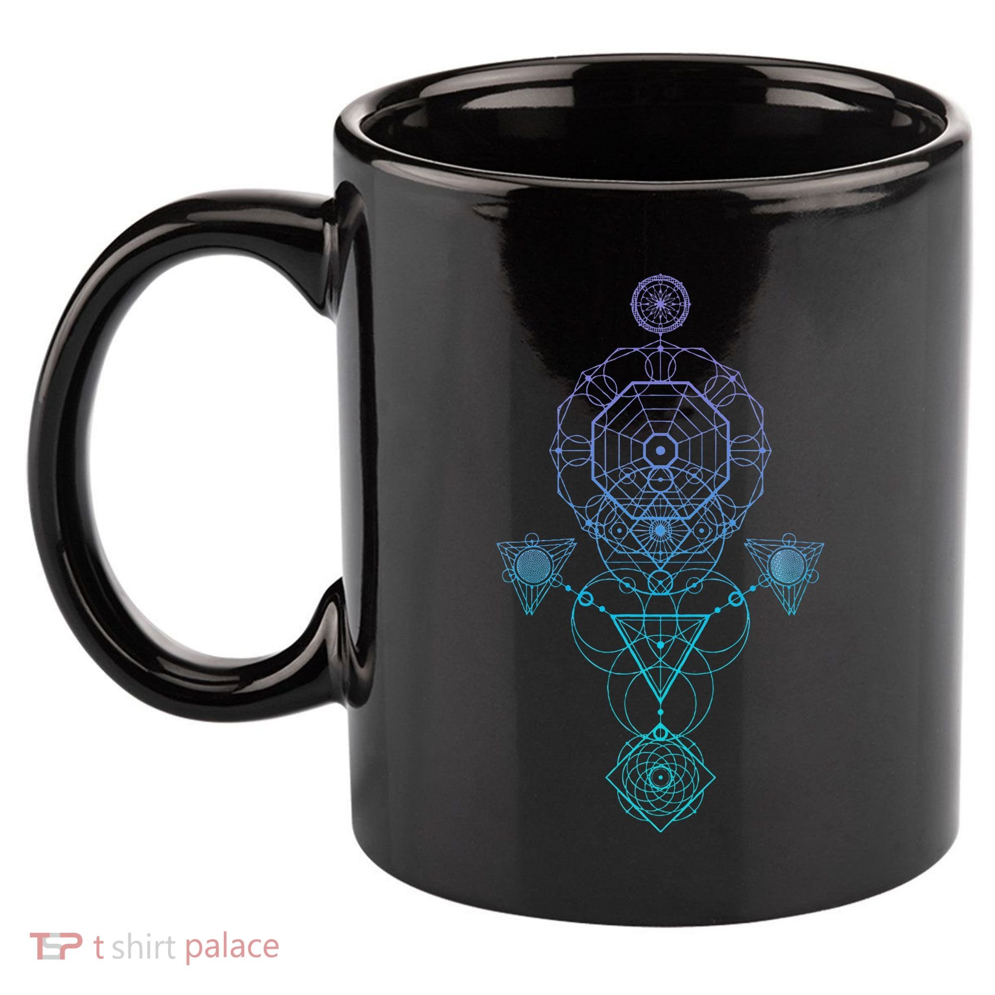 Starseed Activation Sacred Geometry 11oz C Handle Ceramic Mug
