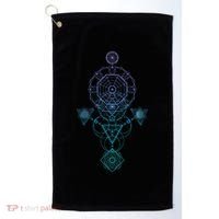 Starseed Activation Sacred Geometry Golf Towel thumb 0