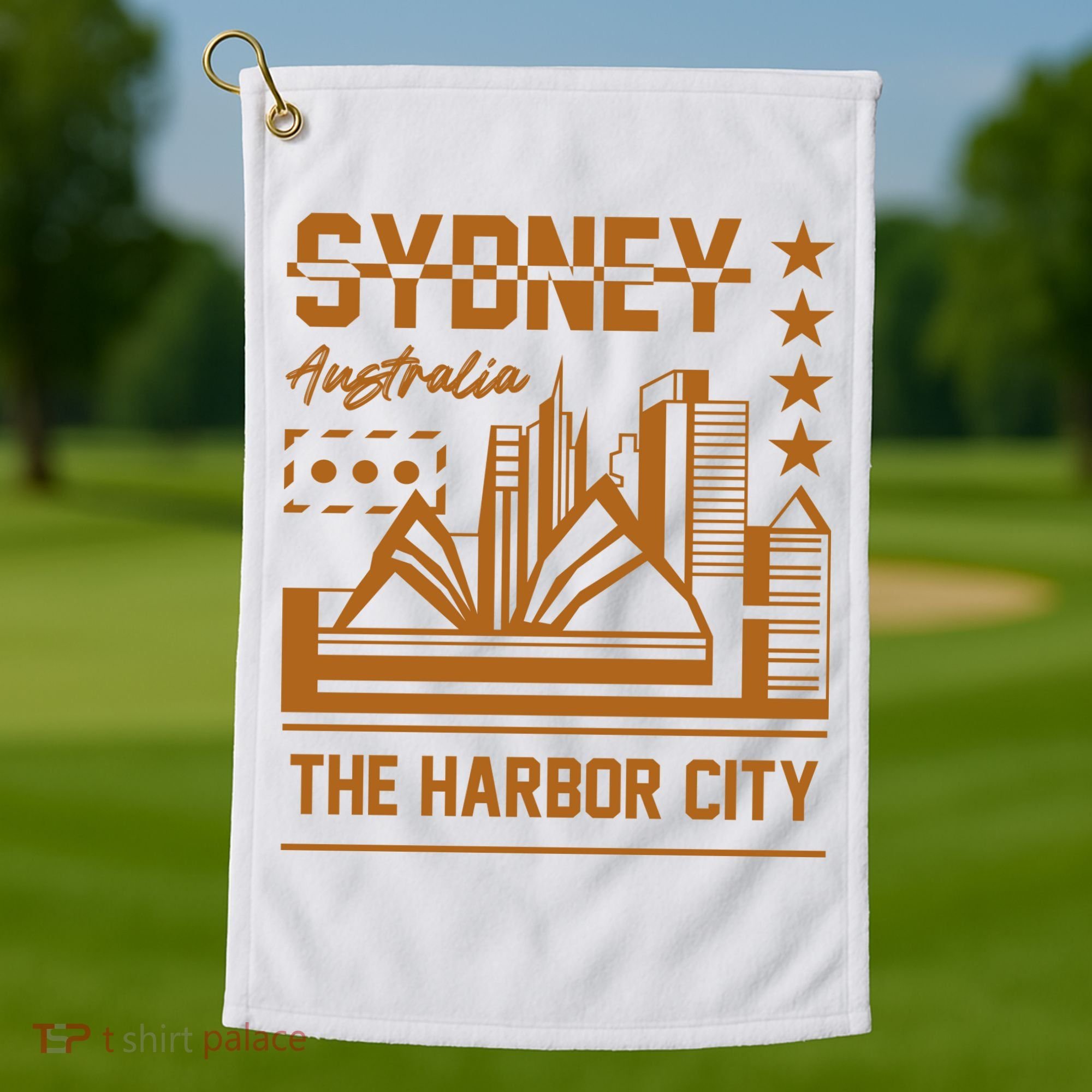 Sydney Australia Golf Towel