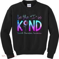 Suicide Awareness Suicide Prevention Suicide Warrior Kids Sweatshirt thumb 0