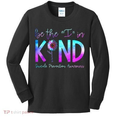 Suicide Awareness Suicide Prevention Suicide Warrior Kids Long Sleeve Shirt