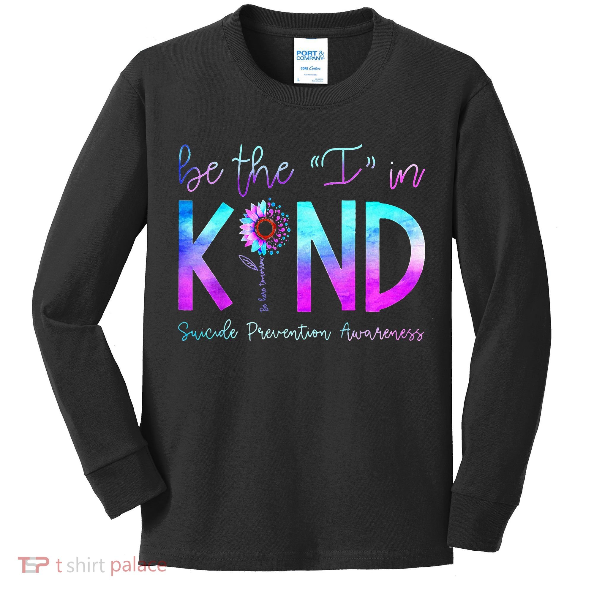 Suicide Awareness Suicide Prevention Suicide Warrior Kids Long Sleeve Shirt