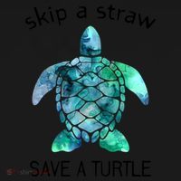 Skip A Straw Save A Turtle Ocean Animal Funny Gift Sea Turtle Gift Backpack thumb 2