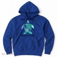 Skip A Straw Save A Turtle Ocean Animal Funny Gift Sea Turtle Gift Hoodie thumb 0