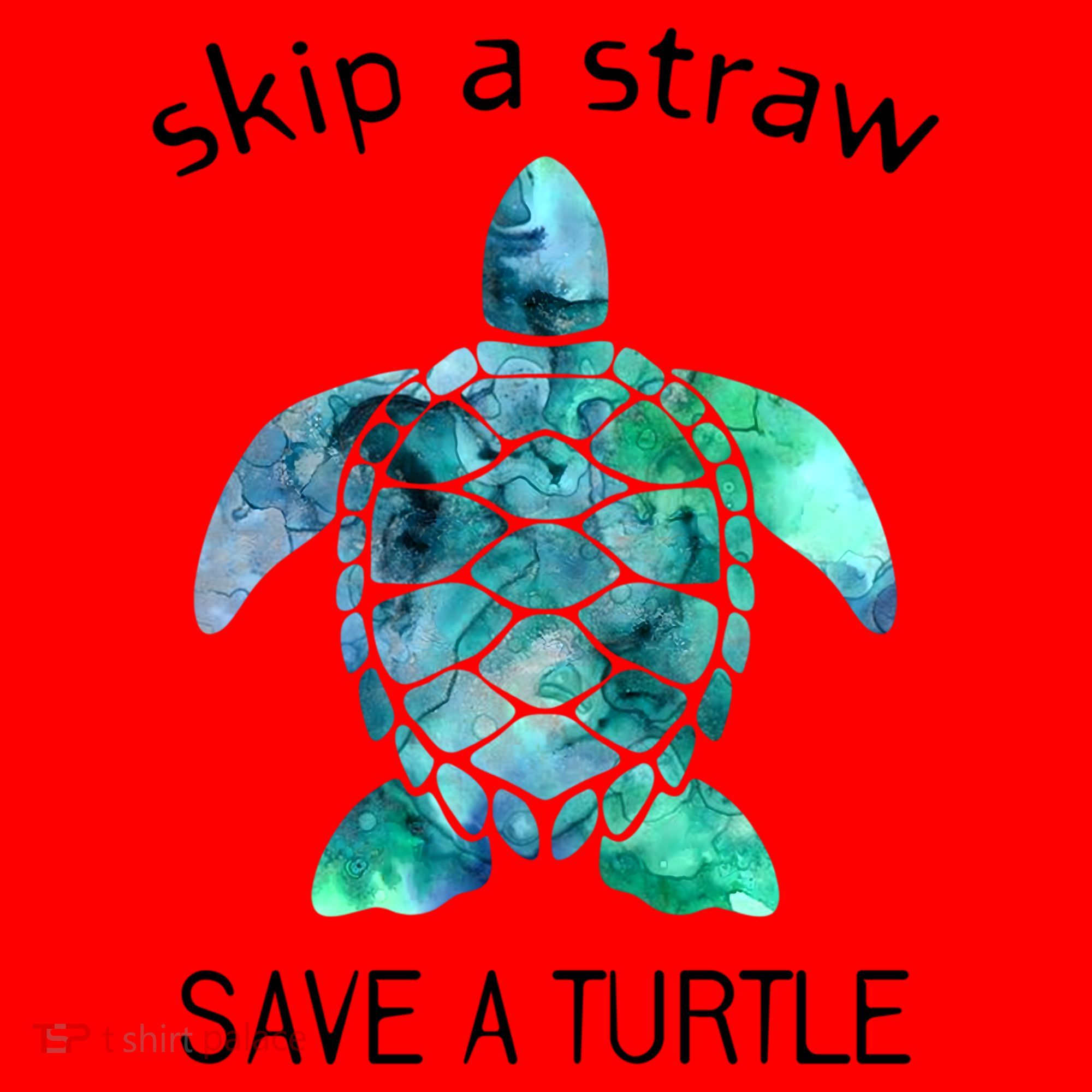 Skip A Straw Save A Turtle Ocean Animal Funny Gift Sea Turtle Gift Santa Hat
