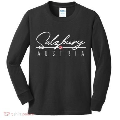 Salzburg Austria Kids Long Sleeve Shirt