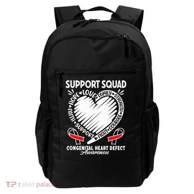 Support Awareness Squad I CHD Congenital Heart Defect Backpack