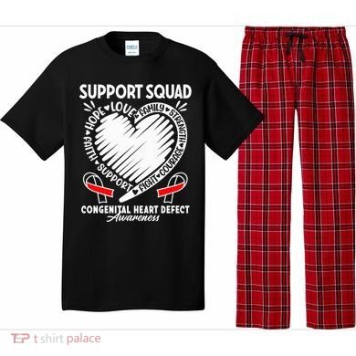 Support Awareness Squad I CHD Congenital Heart Defect Pajama Set