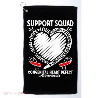 Support Awareness Squad I CHD Congenital Heart Defect Golf Towel