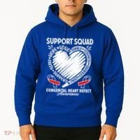 Support Awareness Squad I CHD Congenital Heart Defect Hoodie thumb 2