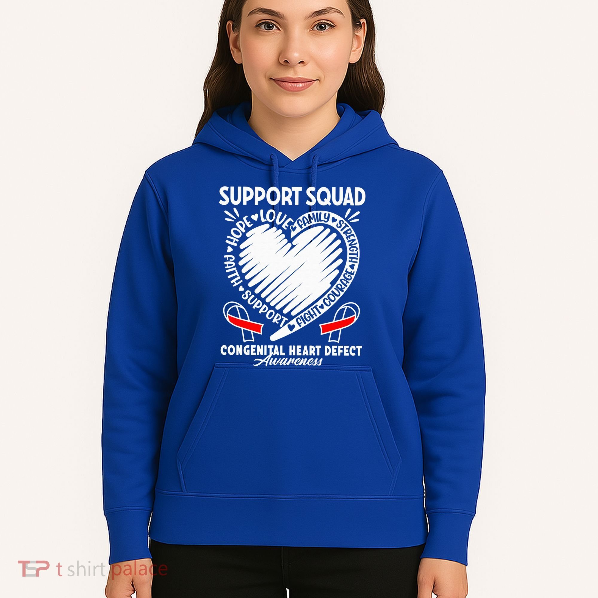 Support Awareness Squad I CHD Congenital Heart Defect Hoodie