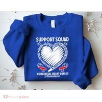 Support Awareness Squad I CHD Congenital Heart Defect Sweatshirt thumb 2