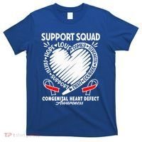 Support Awareness Squad I CHD Congenital Heart Defect T-Shirt thumb 0