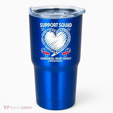 Support Awareness Squad I CHD Congenital Heart Defect Tumbler