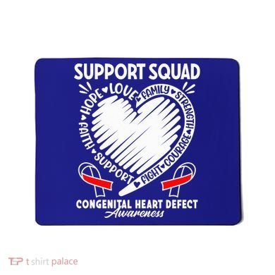 Support Awareness Squad I CHD Congenital Heart Defect Mousepad