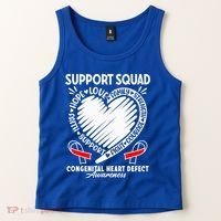 Support Awareness Squad I CHD Congenital Heart Defect Tank Top thumb 2