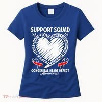 Support Awareness Squad I CHD Congenital Heart Defect Women's T-Shirt thumb 0