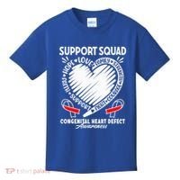Support Awareness Squad I CHD Congenital Heart Defect Kids T-Shirt thumb 0