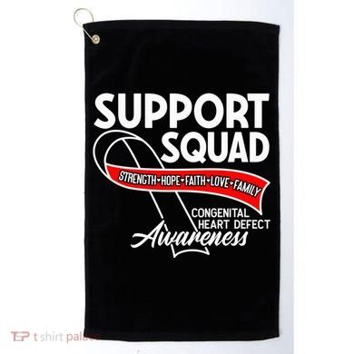 Support Awareness Squad I CHD Congenital Heart Defect Golf Towel