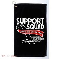 Support Awareness Squad I CHD Congenital Heart Defect Golf Towel thumb 0