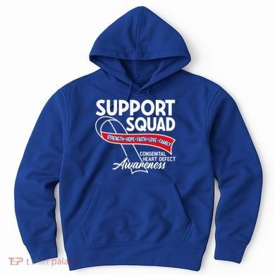 Support Awareness Squad I CHD Congenital Heart Defect Hoodie