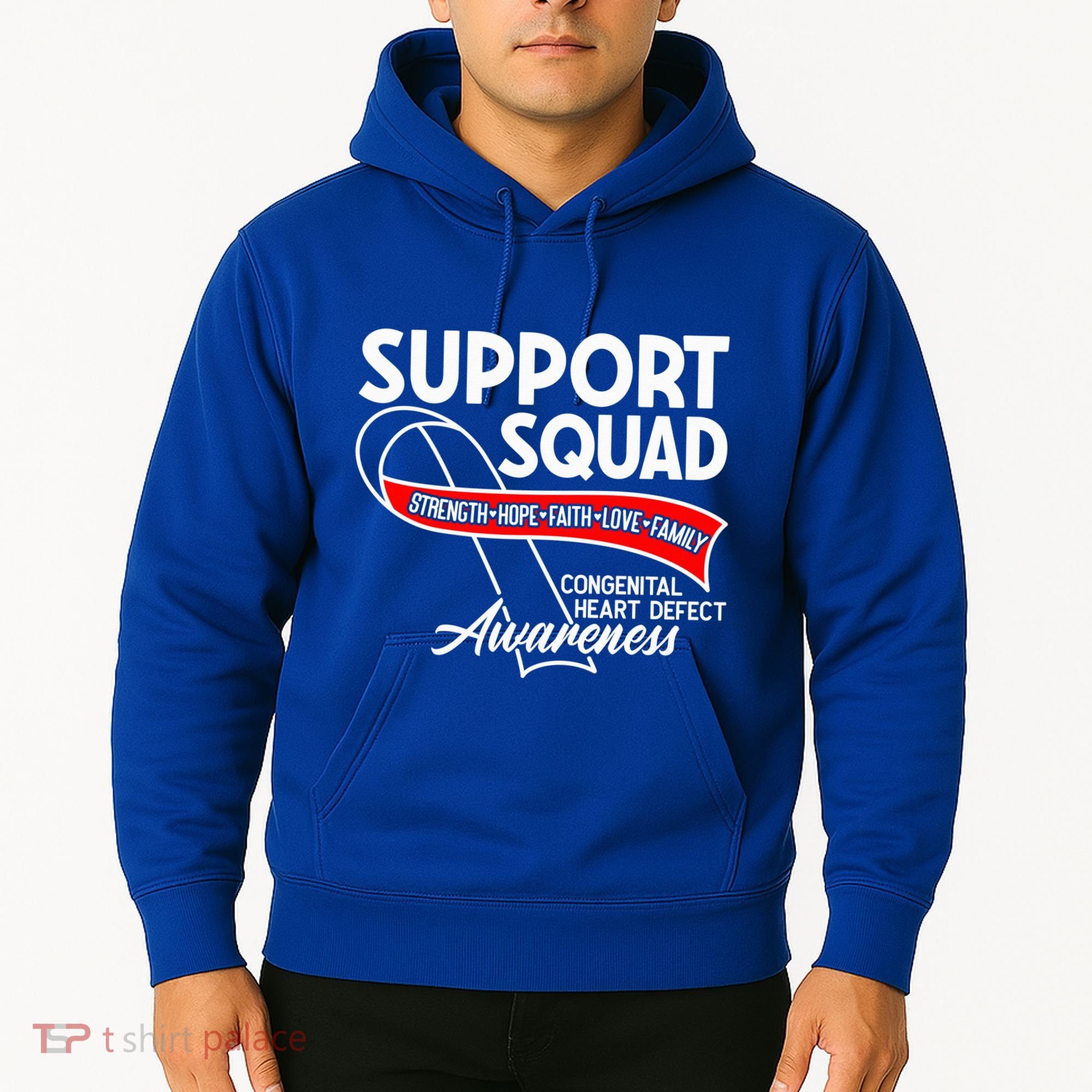 Support Awareness Squad I CHD Congenital Heart Defect Hoodie