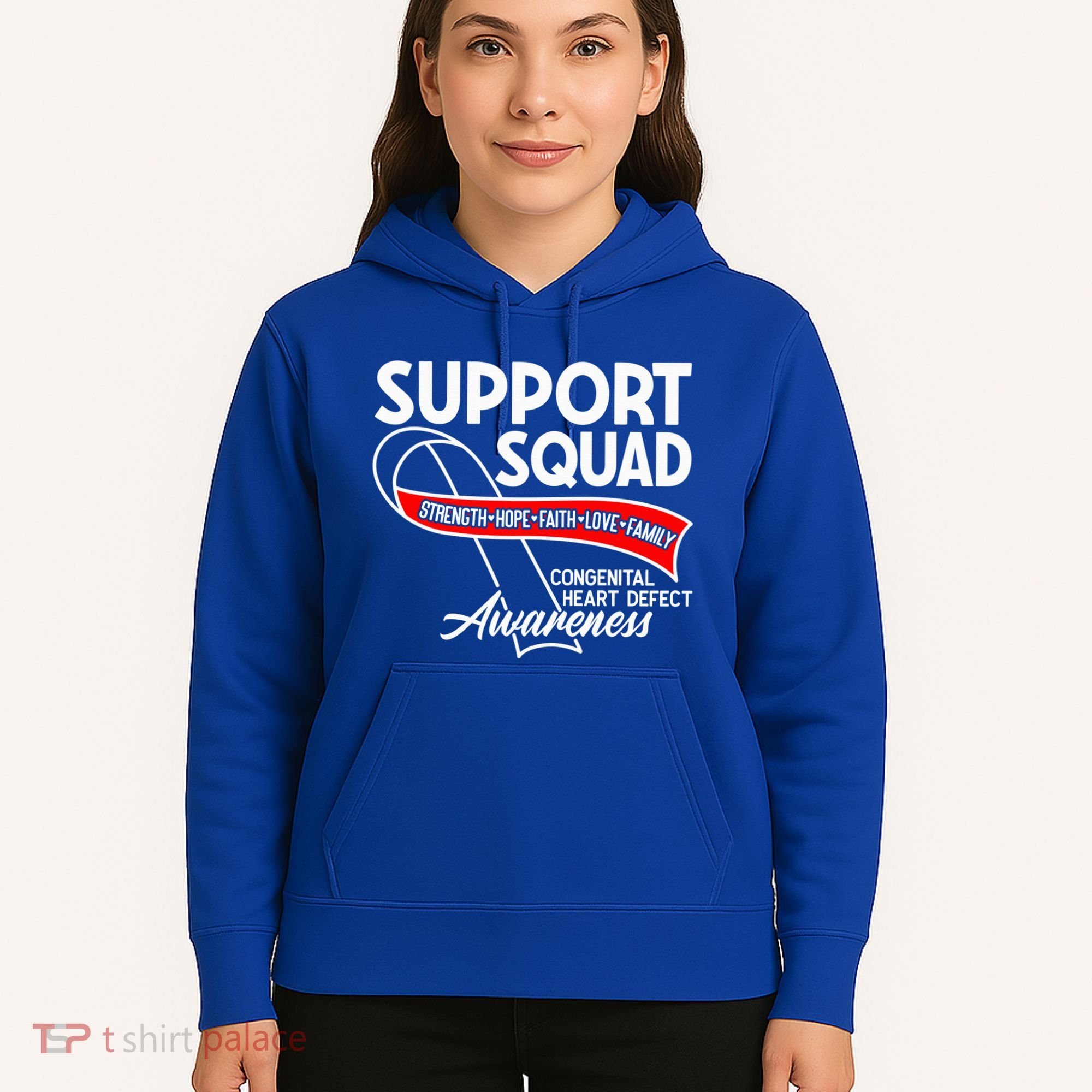 Support Awareness Squad I CHD Congenital Heart Defect Hoodie
