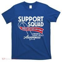 Support Awareness Squad I CHD Congenital Heart Defect T-Shirt thumb 0