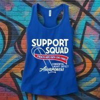 Support Awareness Squad I CHD Congenital Heart Defect Women's Tank Top thumb 3