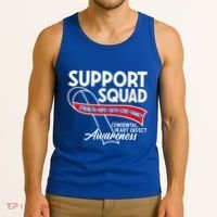 Support Awareness Squad I CHD Congenital Heart Defect Tank Top thumb 3