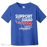 Support Awareness Squad I CHD Congenital Heart Defect Toddler T-Shirt thumb 0