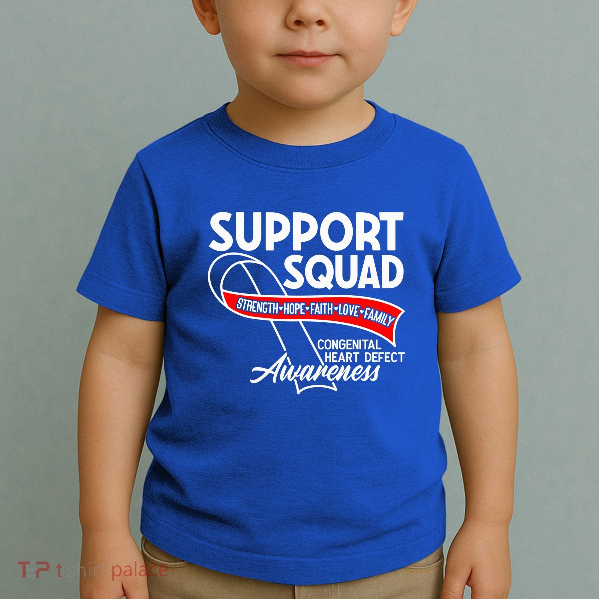 Support Awareness Squad I CHD Congenital Heart Defect Toddler T-Shirt