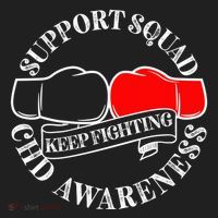 Support Awareness Squad I CHD Congenital Heart Defect Women's Sweatshirt thumb 2