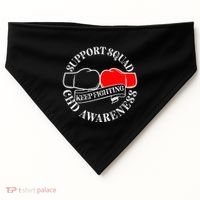 Support Awareness Squad I CHD Congenital Heart Defect USA-Made Doggie Bandana thumb 0