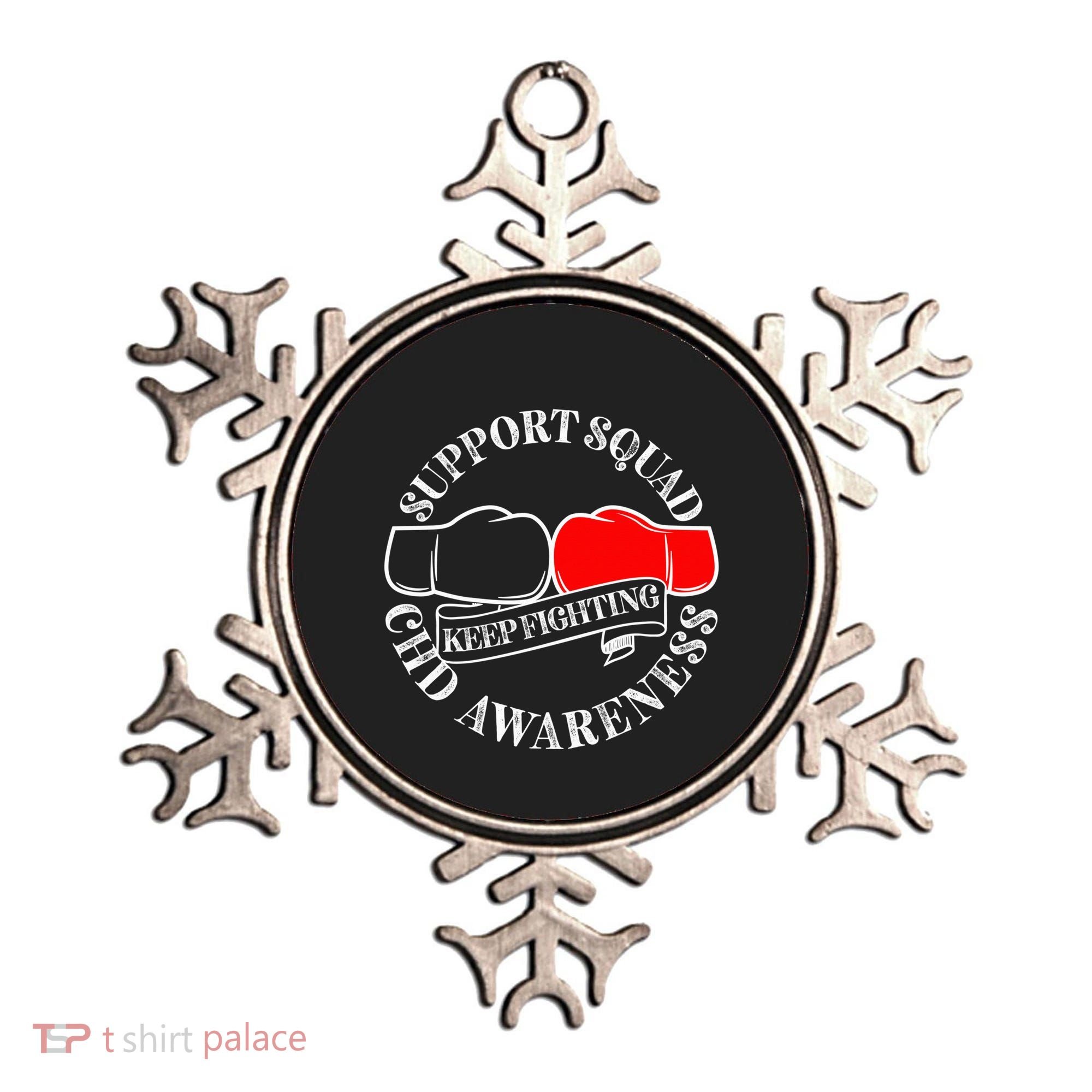 Support Awareness Squad I CHD Congenital Heart Defect Ornament