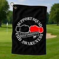 Support Awareness Squad I CHD Congenital Heart Defect Golf Towel thumb 1