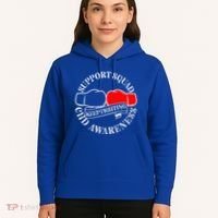 Support Awareness Squad I CHD Congenital Heart Defect Hoodie thumb 5